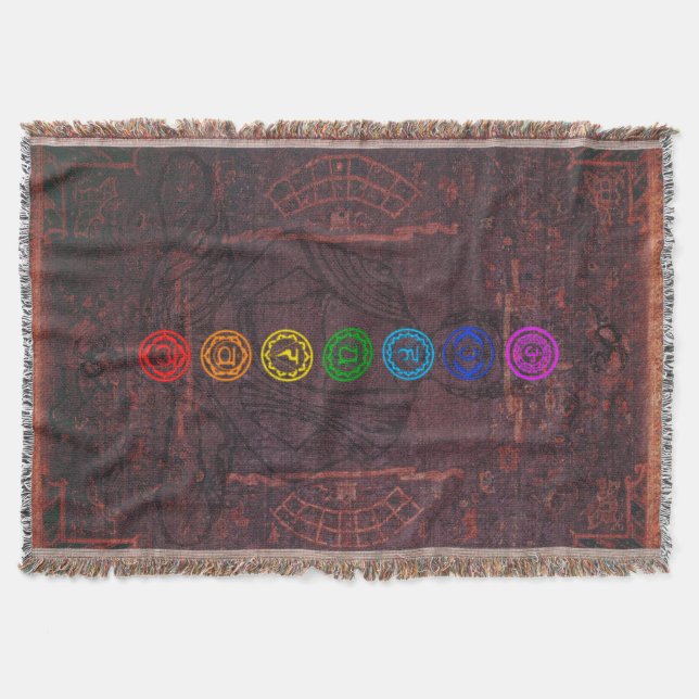 Die sieben Chakras Decke (Vorderseite)