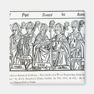 Die sieben Heiligen von Bretagne Magnet