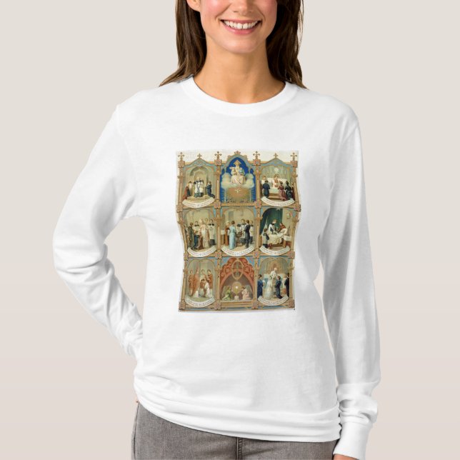 Die sieben Sakramente T-Shirt (Vorderseite)