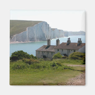 Die sieben Schwestern, Cuckmere Hafen, Sussex Magnet