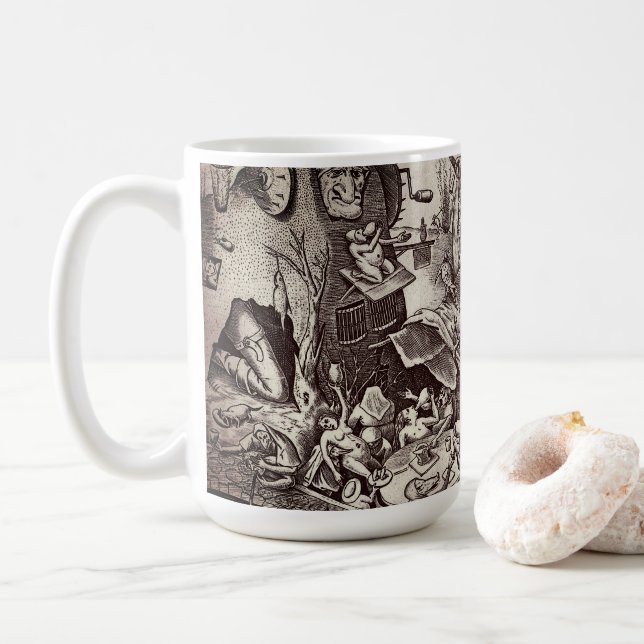 Die sieben toten Sünden - Gluttonie Kaffeetasse (Mit Donut)