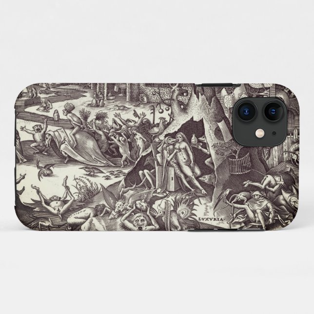 Die sieben toten Sünden - Lust Case-Mate iPhone Hülle (Rückseite (Horizontal))