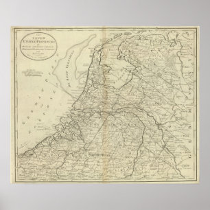 Die sieben vereinigten Provinzen von Holland 2 Poster