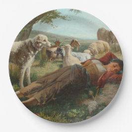 Die Siesta des Goatherder Girl's (von Carlo Ademol Pappteller