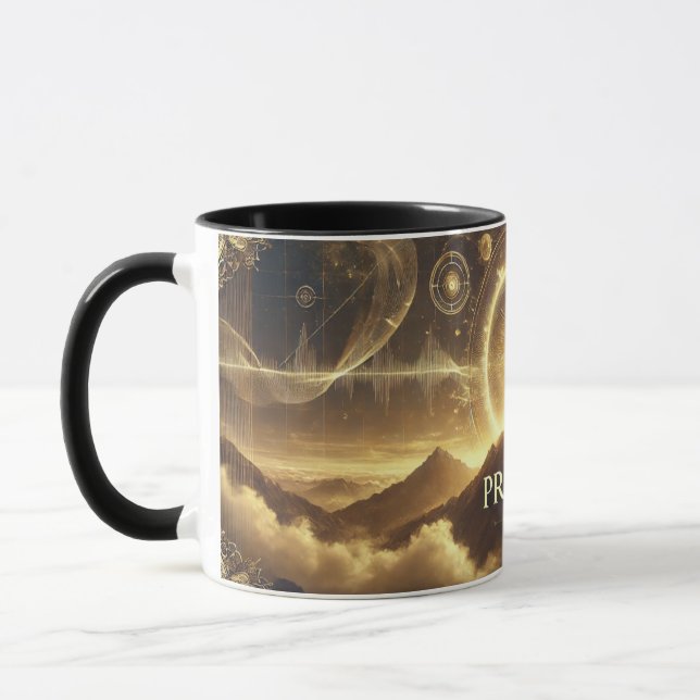 Die Signatur-Tasse 'Der Prophet': Intrige deinen T Tasse (Links)