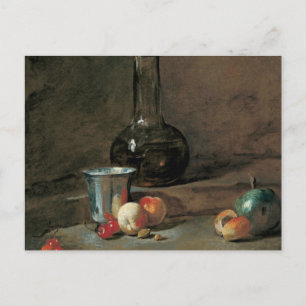 Die Silberne Kelch von Jean Baptiste Chardin Postk Postkarte
