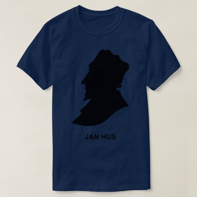 Die Silhouette Christlich Reformer und Prediger Ja T-Shirt (Design vorne)