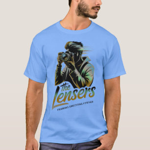 Die Silhouette des Lensers-Fotografen Emotionen T-Shirt