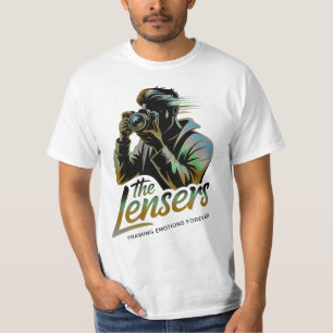 Die Silhouette des Lensers-Fotografen Emotionen T-Shirt