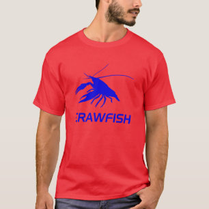 die Silhouette des Panzerkrebses (rot) T-Shirt