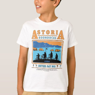 Die Silhouetten der Goonies über Astoria Goondocks T-Shirt