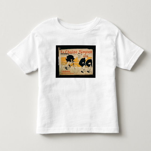 "Die Simpson-Kette", Paris (Farbelitho) Kleinkind T-shirt (Vorderseite)