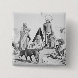 Die Sioux-Reservierung an der Kiefer Ridge, South Button