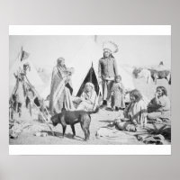 Die Sioux Reservierung bei Pine Ridge, South Dakot