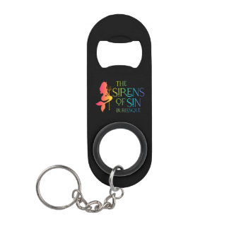 Die Sirenen des Sin Rainbow-Logos Mini Flaschenöffner