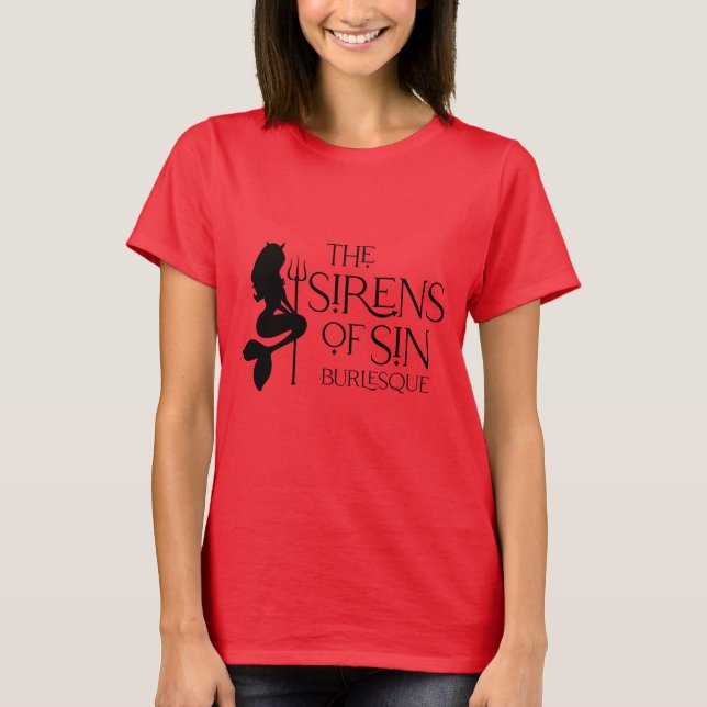 Die Sirenen des weiblichen T - Shirt (Vorderseite)