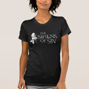 Die Sirens von Sin bedrücktes Logo Frauen passen T-Shirt