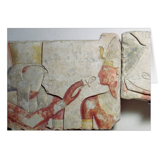 Die Sitzung des Pharaos und des Horus (Vorderseite (Horizontal))