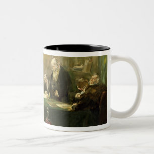 Die Sitzung des Verwaltungsrates, 1900 Zweifarbige Tasse
