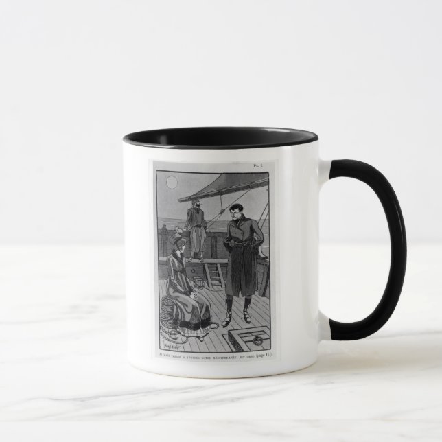 Die Sitzung zwischen Orso und Fräulein Nevil an Tasse (Rechts)