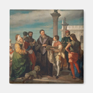 Die Sitzung zwischen Titian (1488-1576) und Magnet
