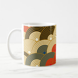 Die Skalierung der Wellen im japanischen Stil ist  Kaffeetasse