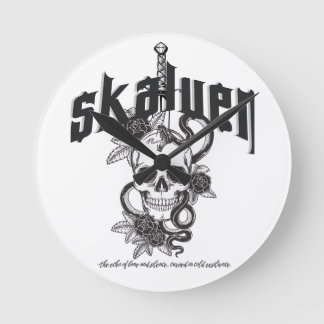 DIE SKALVEN RUNDE WANDUHR