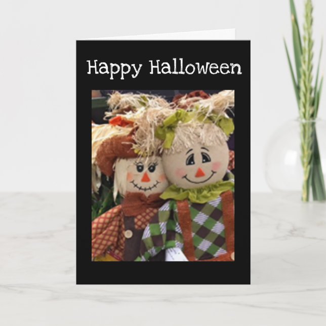 DIE SKAREKROWS SCHAUEN SIE NICHT "HALLOWEEN" KARTE (Vorderseite)