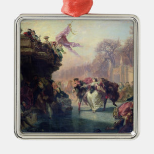 Die Skater Ornament Aus Metall