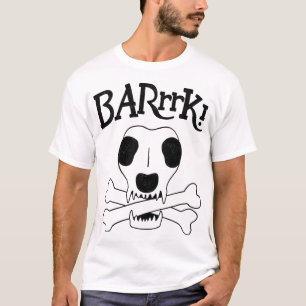 Die Skelettanatomie eines Piratenhundes T-Shirt