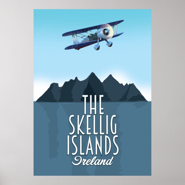 Die Skellig-Inseln Poster (Vorne)
