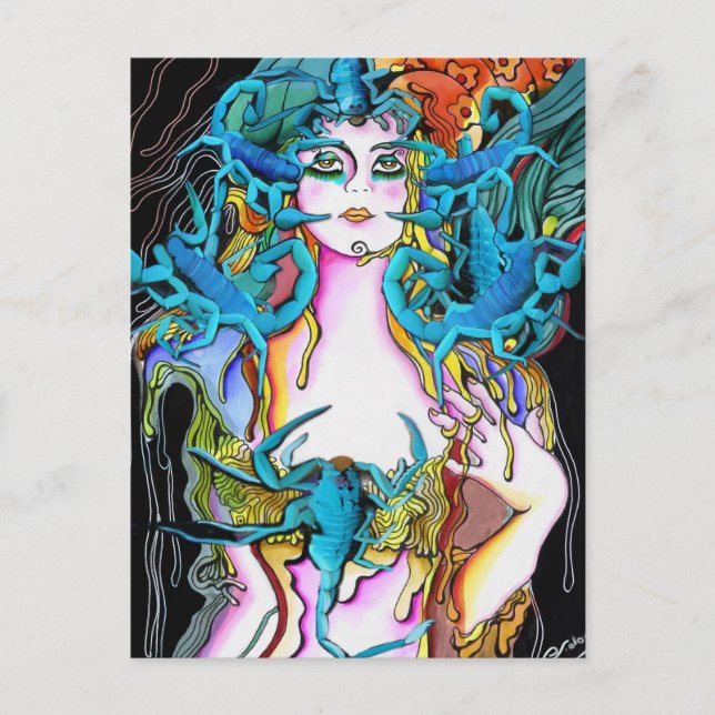 Die Skorpion Postkarte (Vorderseite)