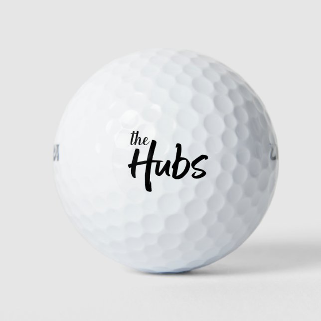 Die skurrile Affektionierte Typografie für ihn Golfball (Vorderseite)