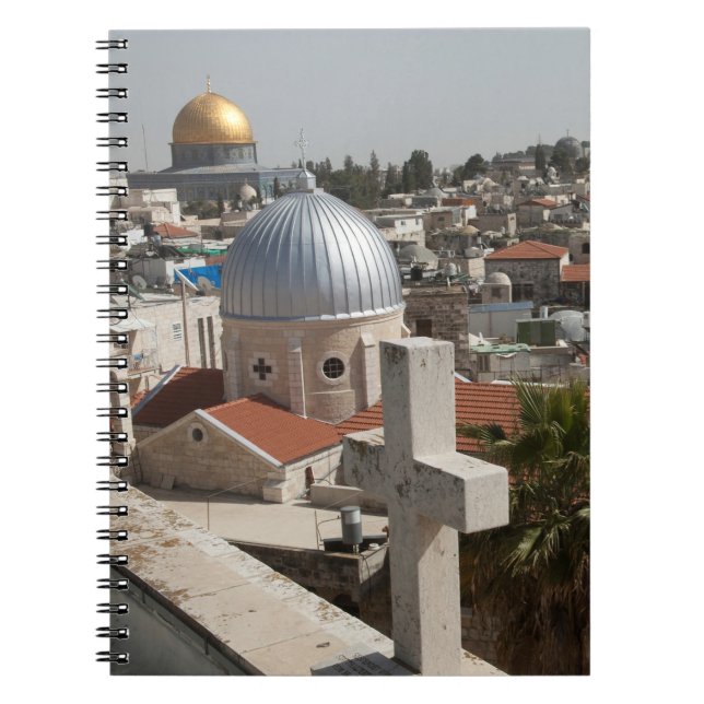 Die Skyline des alten Jerusalems Notizblock (Vorderseite)