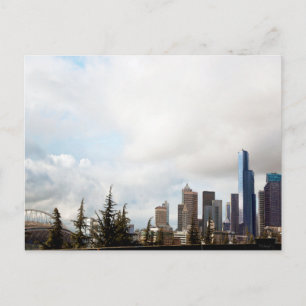Die Skyline Seattle............................... Postkarte