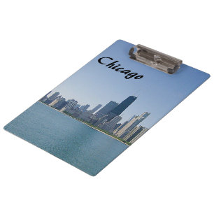 Die Skyline von Chicago Klemmbrett