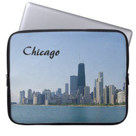 Die Skyline von Chicago Laptopschutzhülle