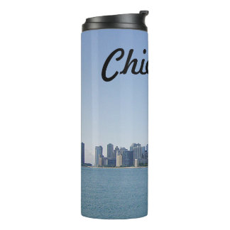 Die Skyline von Chicago Thermosbecher