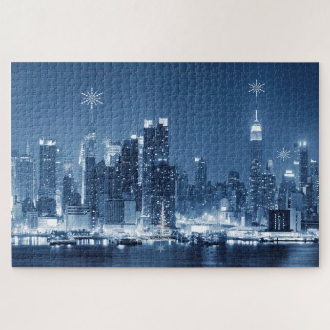 Die Skyline von New your city winter (Horizontal)