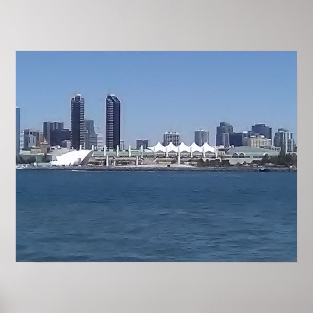Die Skyline von San Diego Poster (Vorne)
