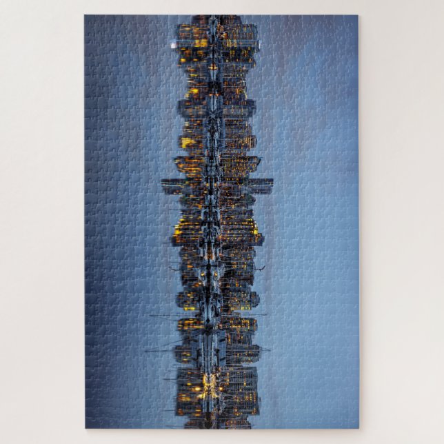 Die Skyline von Vancouver in Kanada Puzzle (Vertikal)