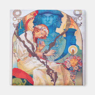 Die Slawische Epopöe, Alphonse Mucha Magnet