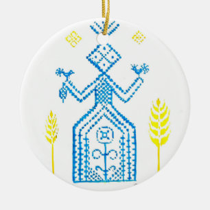 Die slawische Göttin Mokosh Keramik Ornament