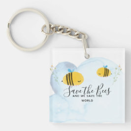 Die Slogans der Personalisierten Bienen-Quotes-Red Schlüsselanhänger