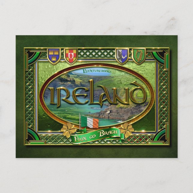 Die smaragdgrüne Insel Postkarte (Vorderseite)
