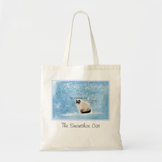 Die snowshoe-Katzen-Tasche Tragetasche (Vorne)