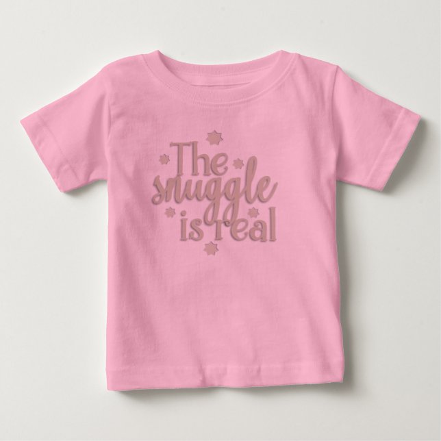 Die Snuggle ist ein echter Bodysuit Baby T-shirt (Vorderseite)