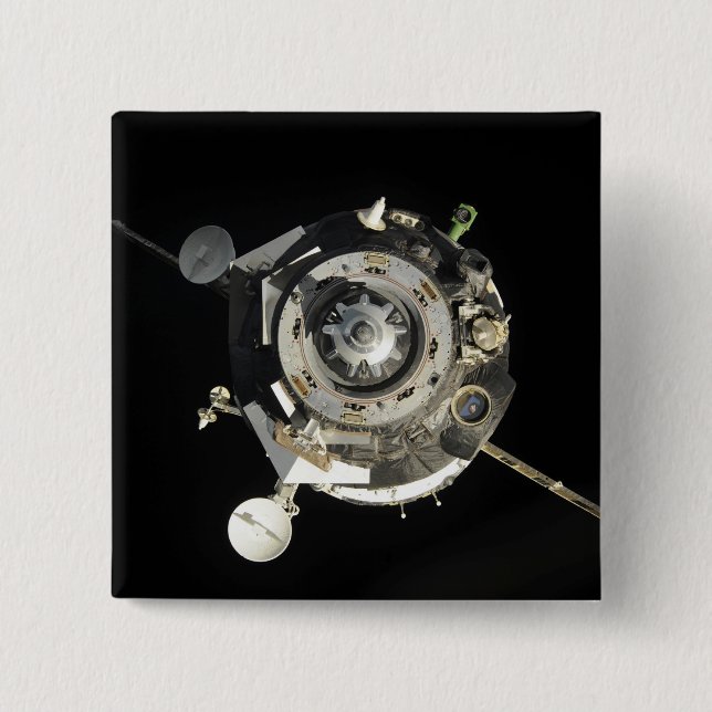 Die Sojus TMA-17 Raumsonde Button (Vorderseite)