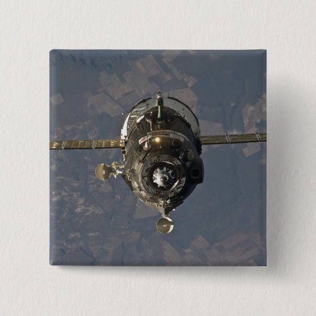 Die Sojus TMA-19 Raumsonde 3 Button (Vorderseite)