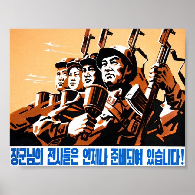 Die Soldaten des General stehen immer bereit! Poster (Vorne)